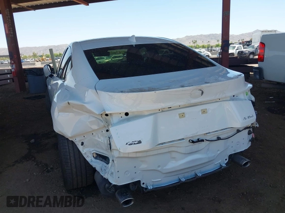 2021 Lexus IS 350 F Sport with VIN JTHGZ1B27M5046330, listed as a IAAI auction lot 42499850 with 39,484 mi miles and . Bid and sale history available at DreamBid. Image 6.