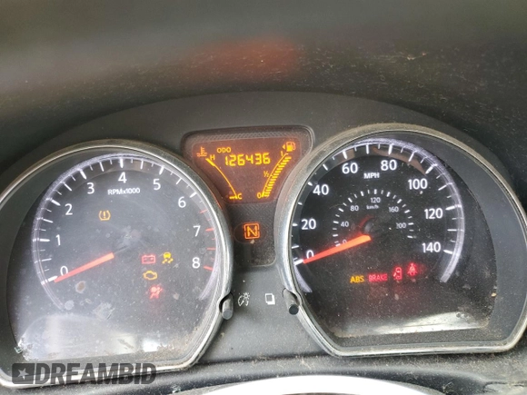 2014 Nissan Versa SV with VIN 3N1CN7AP7EL835030, listed as a Copart auction lot 46941215 with 126,436 mi miles and Non Repairable. Bid and sale history available at carsss.com. Image 9.