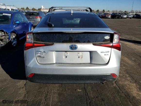 2022 Toyota Prius LE with VIN JTDL9MFU6N3037483, listed as a Copart auction lot 44243615 with 119,528 mi miles and Salvage Title. Bid and sale history available at carsss.com. Image 6.
