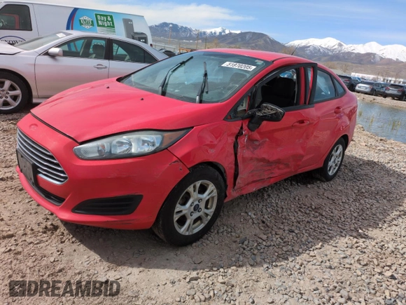 2015 Ford Fiesta SE with VIN 3FADP4BJ8FM199854, listed as a Copart auction lot 51870205 with 168,414 mi miles and Salvage Title. Bid and sale history available at DreamBid. Image 1.