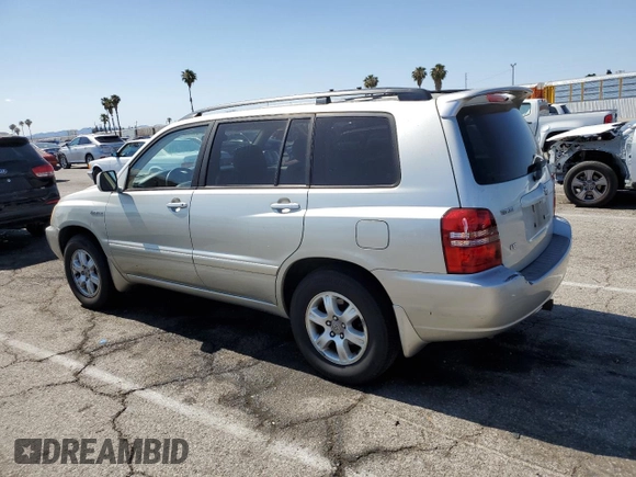 2003 Toyota Highlander z VIN JTEGF21A630108736, wystawiony jako Copart lot #59310815 z przebiegiem 128 376 mil mil oraz Czysty tytuł • Clean title. Historia ofert i sprzedaży dostępna na DreamBid. Obrazek 2.