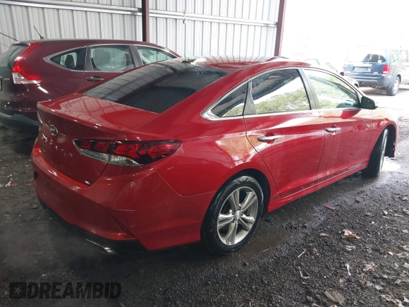 2018 Hyundai Sonata SEL with VIN 5NPE34AF6JH604177, listed as a IAAI auction lot 41857836 with 69,789 mi miles and . Bid and sale history available at carsss.com. Image 4.