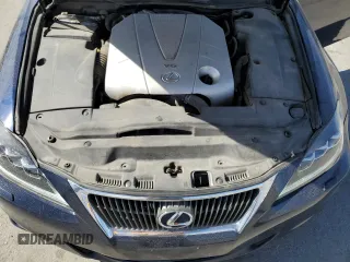 2012 Lexus IS 350 with VIN JTHBE5C27C5029490, listed as a Copart auction lot 46371965 with 83,548 mi miles and Salvage title. Bid and sale history available at DreamBid. Image 11.