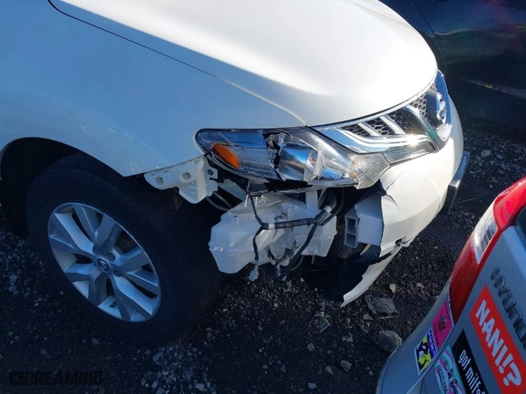 2013 Nissan Murano SL with VIN JN8AZ1MW9DW307608, listed as a IAAI auction lot 41423917 with 70,179 mi miles. Bid and sale history available at carsss.com. Image 6.