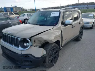 2016 Jeep Renegade Limited with VIN ZACCJADTXGPC74363, listed as a IAAI auction lot 41827735 with 105,446 mi miles. Bid and sale history available at carsss.com. Image 18.