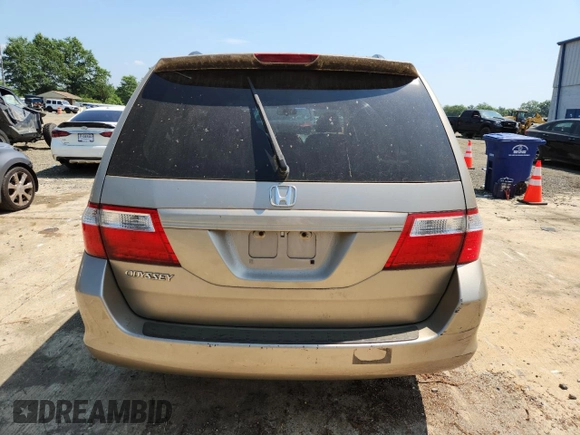 2006 Honda Odyssey EX с VIN 5FNRL38466B016852, выставлен на аукционе Copart как лот 66762975 с пробегом 263 992 миль миль и Чистый • Clean title. История ставок и продаж доступна на DreamBid. Изображение 6.