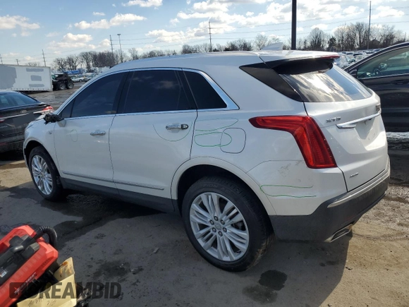 2017 Cadillac XT5 Premium Luxury AWD with VIN 1GYKNERS8HZ140004, listed as a Copart auction lot 46799115 with 197,007 mi miles and Salvage Title. Bid and sale history available at carsss.com. Image 2.