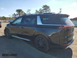 2022 Kia Carnival SX Prestige with VIN KNDNE5H3XN6081449, listed as a Copart auction lot 46453085 with 43,537 mi miles and Salvage Title. Bid and sale history available at carsss.com. Image 2.
