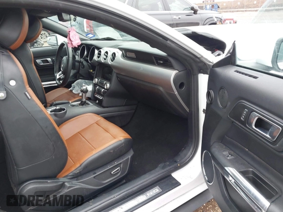 2019 Ford Mustang EcoBoost with VIN 1FA6P8TH6K5201919, listed as a IAAI auction lot 41556322 with 100,568 mi miles and . Bid and sale history available at carsss.com. Image 5.