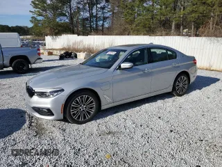 2018 BMW 5 Series 530e xDrive with VIN WBAJB1C57JB084218, listed as a Copart auction lot 46308145 with 80,884 mi miles and Clean Title. Bid and sale history available at carsss.com. Image 1.