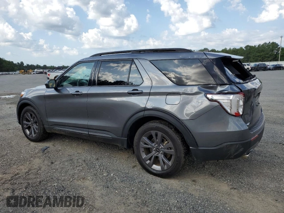 2023 Ford Explorer XLT with VIN 1FMSK7DH1PGC12480, listed as a Copart auction lot 61403655 with 20,555 mi miles and Salvage title. Bid and sale history available at DreamBid. Image 2.