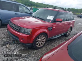 2012 Land Rover Range Rover Sport SC with VIN SALSH2E46CA748493, listed as a IAAI auction lot 42097851 with 57,676 mi miles. Bid and sale history available at carsss.com. Image 2.