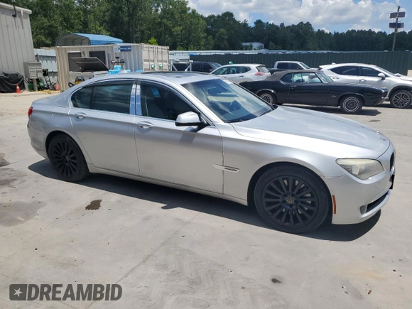 2012 BMW 7 Series 750i with VIN WBAKA8C50CDV99875, listed as a Copart auction lot 61663985 with 145,289 mi miles and Clean title. Bid and sale history available at DreamBid. Image 4.