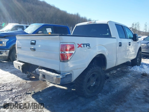 2014 Ford F-150 XL with VIN 1FTFW1EF3EFC76818, listed as a IAAI auction lot 41217824 with 155,317 mi miles. Bid and sale history available at carsss.com. Image 4.