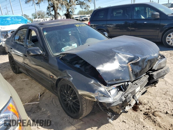 1997 Honda Accord EX with VIN 1HGCD5667VA109522, listed as a Copart auction lot 80513354 with 212,573 mi miles and Salvage Title. Bid and sale history available at DreamBid. Image 4.