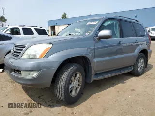 2004 Lexus GX 470 z VIN JTJBT20X440034387, wystawiony jako Copart lot #59267515 z przebiegiem 198 771 mil mil oraz Czysty tytuł • Clean title. Historia ofert i sprzedaży dostępna na DreamBid. Obrazek 1.