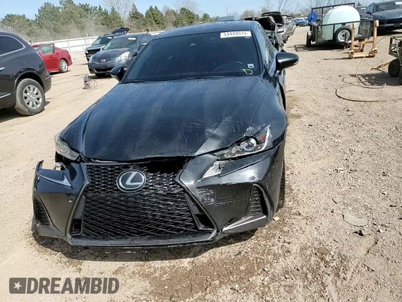 2018 Lexus IS 300 with VIN JTHC81D2XJ5027491, listed as a Copart auction lot 53449575 with 99,040 mi miles and Salvage title. Bid and sale history available at DreamBid. Image 13.