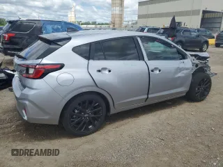 2024 Subaru Impreza RS with VIN JF1GUHJCXR8323289, listed as a Copart auction lot 59922304 with 1,699 mi miles and Salvage Title. Bid and sale history available at carsss.com. Image 3.