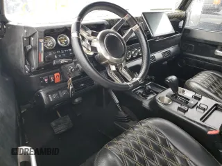 1994 Land Rover Defender with VIN SALLDHMF8MA941901, listed as a Copart auction lot 75521374 with Not provided miles and Salvage title. Bid and sale history available at DreamBid. Image 8.