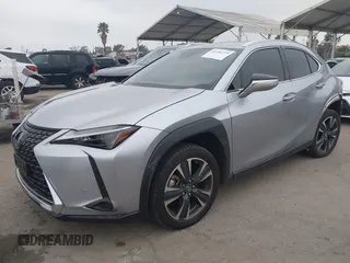 2023 Lexus UX 250h with VIN JTHX6JBH6P2143926, listed as a IAAI auction lot 42180779 with 65,106 mi miles and . Bid and sale history available at DreamBid. Image 18.