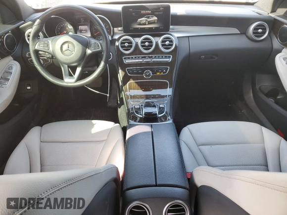 2018 Mercedes-Benz C 300 with VIN 55SWF4KB1JU269737, listed as a Copart auction lot 47123975 with 78,440 mi miles and Salvage Title. Bid and sale history available at DreamBid. Image 8.