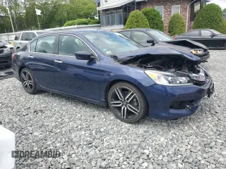 2016 Honda Accord Sport z VIN 1HGCR2F5XGA152794, wystawiony jako Copart lot #57497145 z przebiegiem 88 689 mil mil oraz Szkoda całkowita • Salvage title. Historia ofert i sprzedaży dostępna na DreamBid. Obrazek 4.