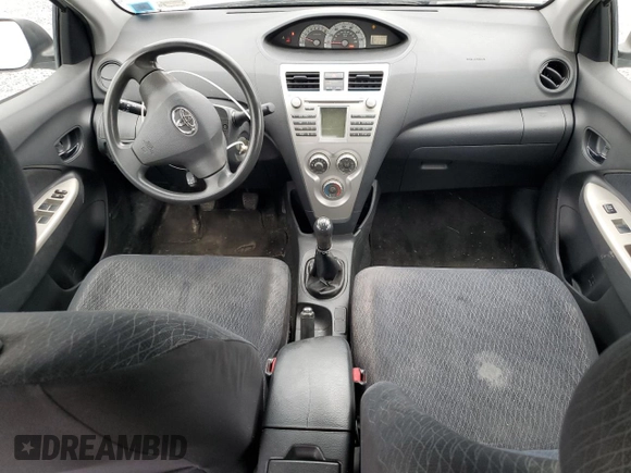 2008 Toyota Yaris with VIN JTDBT923081189704, listed as a Copart auction lot 53833445 with 161,086 mi miles and Salvage Title. Bid and sale history available at carsss.com. Image 8.