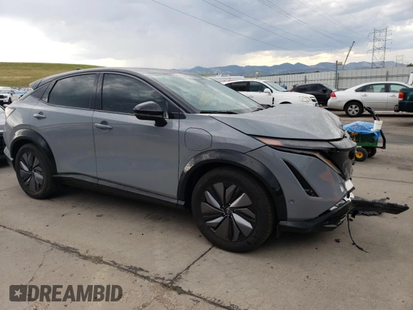 2023 Nissan ARIYA Platinum+ z VIN JN1DF0CD0PM700766, wystawiony jako Copart lot #60526874 z przebiegiem 9 078 mil mil oraz Szkoda całkowita • Salvage title. Historia ofert i sprzedaży dostępna na DreamBid. Obrazek 4.