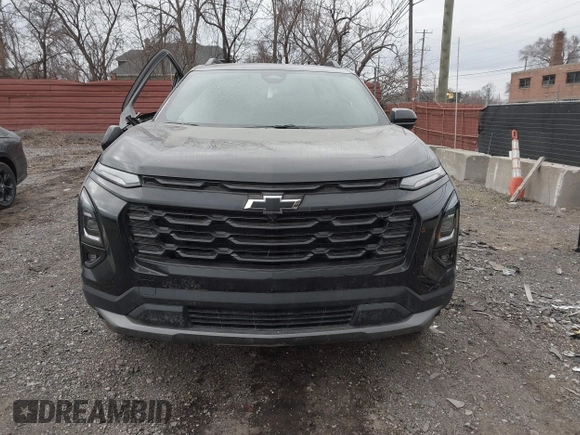 2025 Chevrolet Equinox AWD LT with VIN 3GNAXPEG9SL160521, listed as a IAAI auction lot 41287850 with 2,554 mi miles. Bid and sale history available at carsss.com. Image 12.