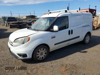 2016 Ram ProMaster City Cargo Tradesman SLT with VIN ZFBERFBT9G6B51955, listed as a Copart auction lot 56195615 with 83,636 mi miles and Salvage title. Bid and sale history available at DreamBid. Image 1.