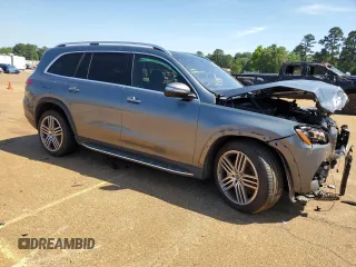 2021 Mercedes-Benz GLS 450 with VIN 4JGFF5KE1MA472444, listed as a Copart auction lot 50698214 with 47,947 mi miles and . Bid and sale history available at DreamBid. Image 4.