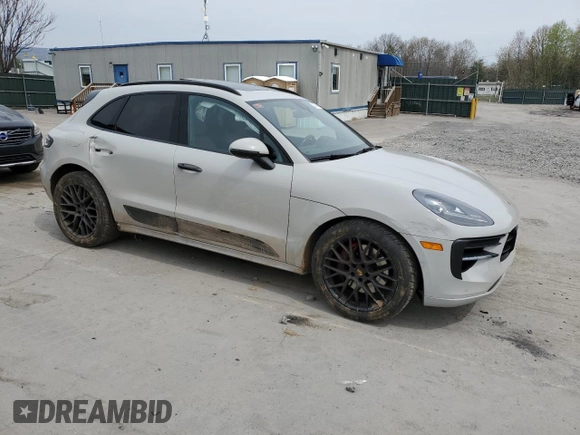 2020 Porsche Macan GTS with VIN WP1AG2A59LLB55606, listed as a Copart auction lot 54704855 with 86,786 mi miles and Salvage Title. Bid and sale history available at DreamBid. Image 4.