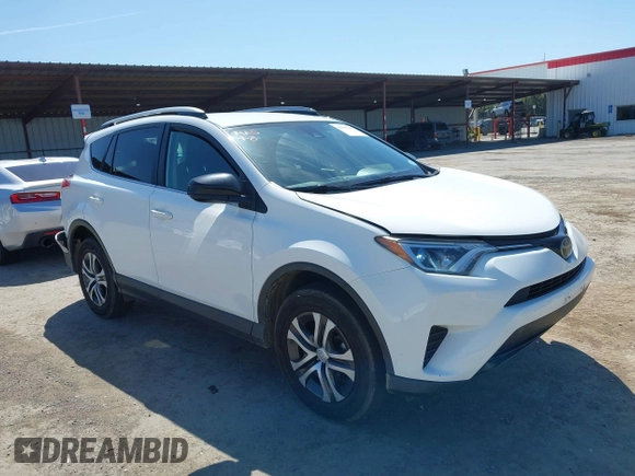 2017 Toyota RAV4 LE with VIN JTMBFREV9HJ147391, listed as a IAAI auction lot 41993617 with 90,666 mi miles. Bid and sale history available at carsss.com. Image 1.