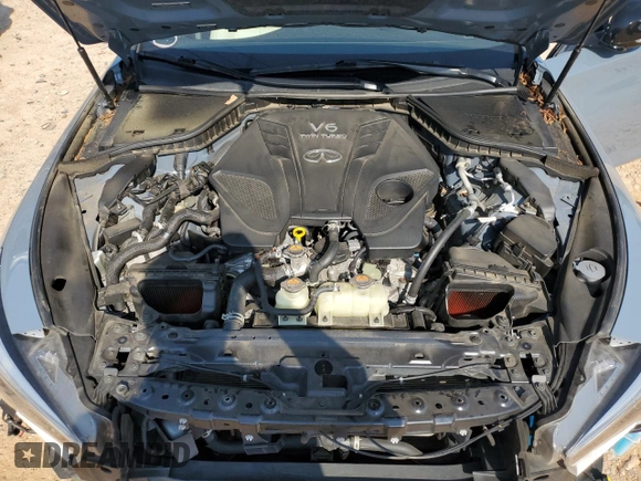 2023 Infiniti Q50 Red Sport 400 z VIN JN1FV7DR0PM590123, wystawiony jako Copart lot #62036915 z przebiegiem 42 739 mil mil oraz Szkoda całkowita • Salvage title. Historia ofert i sprzedaży dostępna na DreamBid. Obrazek 11.