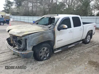2011 GMC Sierra 1500 SLT z VIN 3GTP2WE34BG127198, wystawiony jako Copart lot #43115345 z przebiegiem Nie podano mil oraz Szkoda całkowita • Salvage title. Historia ofert i sprzedaży dostępna na DreamBid. Obrazek 1.
