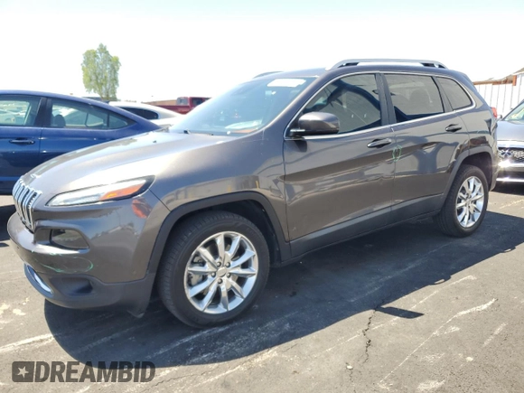 2014 Jeep Cherokee Limited z VIN 1C4PJLDS7EW217025, wystawiony jako Copart lot #62945905 z przebiegiem 96 610 mil mil oraz Czysty tytuł • Clean title. Historia ofert i sprzedaży dostępna na DreamBid. Obrazek 1.