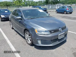 2014 Volkswagen Jetta GLI Autobahn with VIN 3VW5T7AJ6EM201416, listed as a IAAI auction lot 42684207 with 164,905 mi miles and . Bid and sale history available at DreamBid. Image 1.