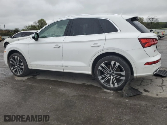 2018 Audi SQ5 Prestige with VIN WA1C4AFY3J2224433, listed as a Copart auction lot 50396395 with 68,916 mi miles and Salvage Title. Bid and sale history available at carsss.com. Image 2.
