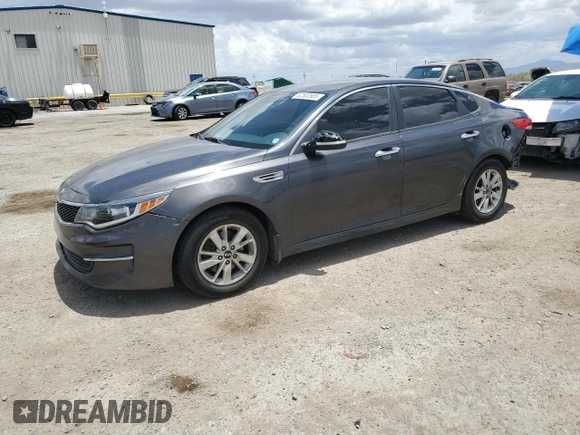 2017 Kia Optima LX with VIN KNAGT4L36H5179062, listed as a Copart auction lot 62503565 with 151,231 mi miles and Salvage title. Bid and sale history available at DreamBid. Image 1.
