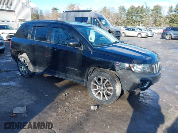 2016 Jeep Compass Sport with VIN 1C4NJDBB3GD646757, listed as a IAAI auction lot 41673419 with 98,504 mi miles and . Bid and sale history available at DreamBid. Image 1.