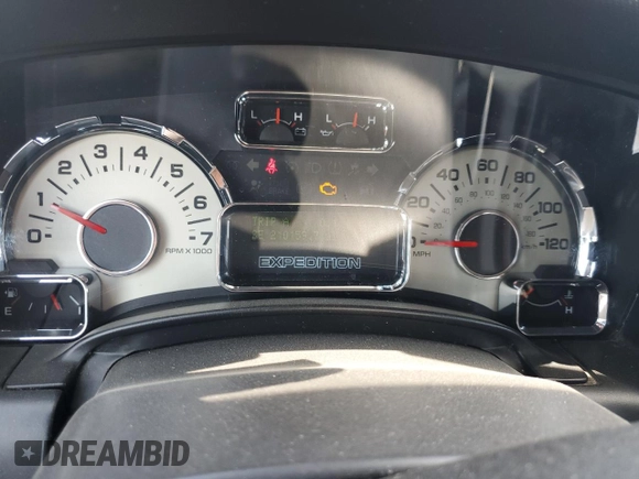 2011 Ford Expedition Max Limited with VIN 1FMJK2A56BEF06101, listed as a Copart auction lot 54401405 with 210,159 mi miles and Salvage title. Bid and sale history available at DreamBid. Image 9.