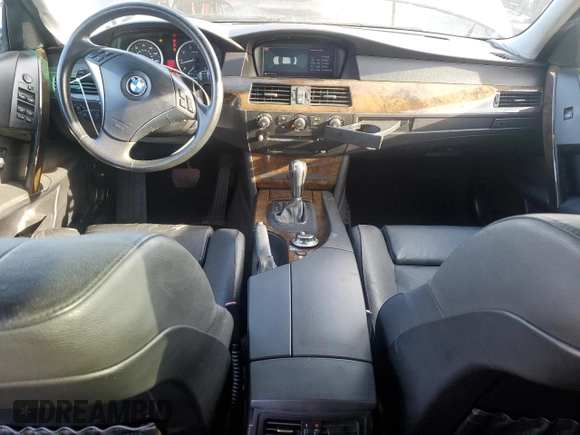2005 BMW 5 Series 545i with VIN WBANB33565CN65980, listed as a Copart auction lot 52961975 with 143,772 mi miles and Salvage Title. Bid and sale history available at carsss.com. Image 8.