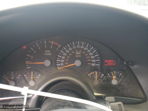 1998 Pontiac Firebird Formula with VIN 2G2FV22G6W2214603, listed as a Copart auction lot 54217055 with 193,802 mi miles and Clean Title. Bid and sale history available at carsss.com. Image 9.