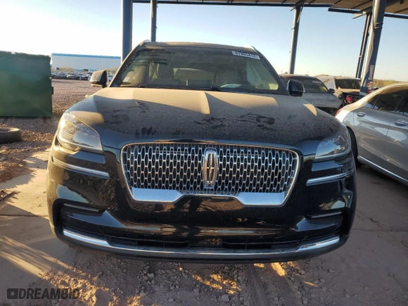 2023 Lincoln Aviator Reserve with VIN 5LM5J7WC9PGL04743, listed as a Copart auction lot 87065414 with 7,906 mi miles and Salvage Title. Bid and sale history available at carsss.com. Image 5.