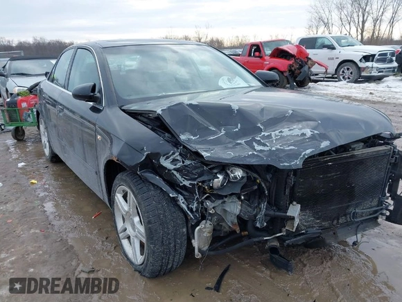 2007 Audi A4 2.0T with VIN WAUDF98E37A025495, listed as a IAAI auction lot 41636086 with 182,248 mi miles. Bid and sale history available at carsss.com. Image 1.
