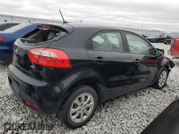 2013 Kia Rio LX with VIN KNADM5A30D6234196, listed as a Copart auction lot 41968355 with 88,982 mi miles and Salvage Title. Bid and sale history available at DreamBid. Image 3.