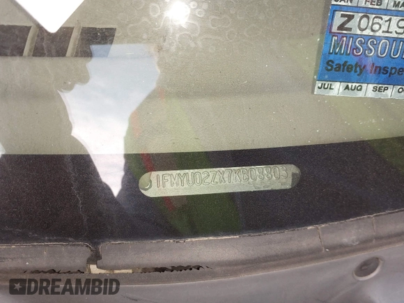 2007 Ford Escape XLS с VIN 1FMYU02ZX7KB08803, выставлен на аукционе IAAI как лот 41878290 с пробегом 163 983 миль миль и . История ставок и продаж доступна на DreamBid. Изображение 9.