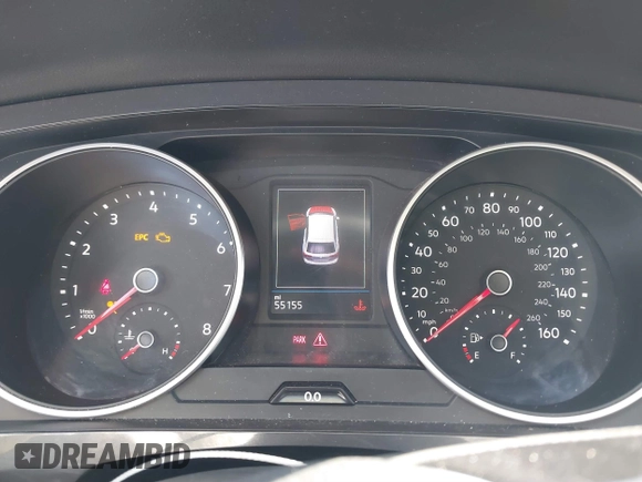 2021 Volkswagen Tiguan S with VIN 3VV1B7AX6MM131036, listed as a IAAI auction lot 41742604 with 55,155 mi miles and . Bid and sale history available at DreamBid. Image 7.