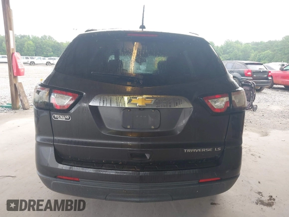 2016 Chevrolet Traverse LS z VIN 1GNKRFED8GJ288214, wystawiony jako IAAI lot #42305988 z przebiegiem 147 683 mil mil oraz . Historia ofert i sprzedaży dostępna na DreamBid. Obrazek 16.