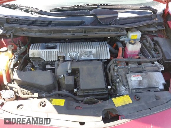 2012 Toyota Prius One with VIN JTDKN3DU6C1482934, listed as a IAAI auction lot 42196243 with 172,250 mi miles and . Bid and sale history available at DreamBid. Image 10.
